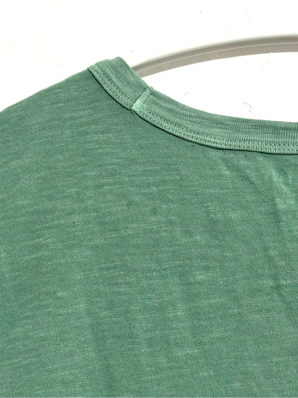 Old Navy EveryWear 100% Cotton Slub Tee Green Women’s L - Picture 6 of 8